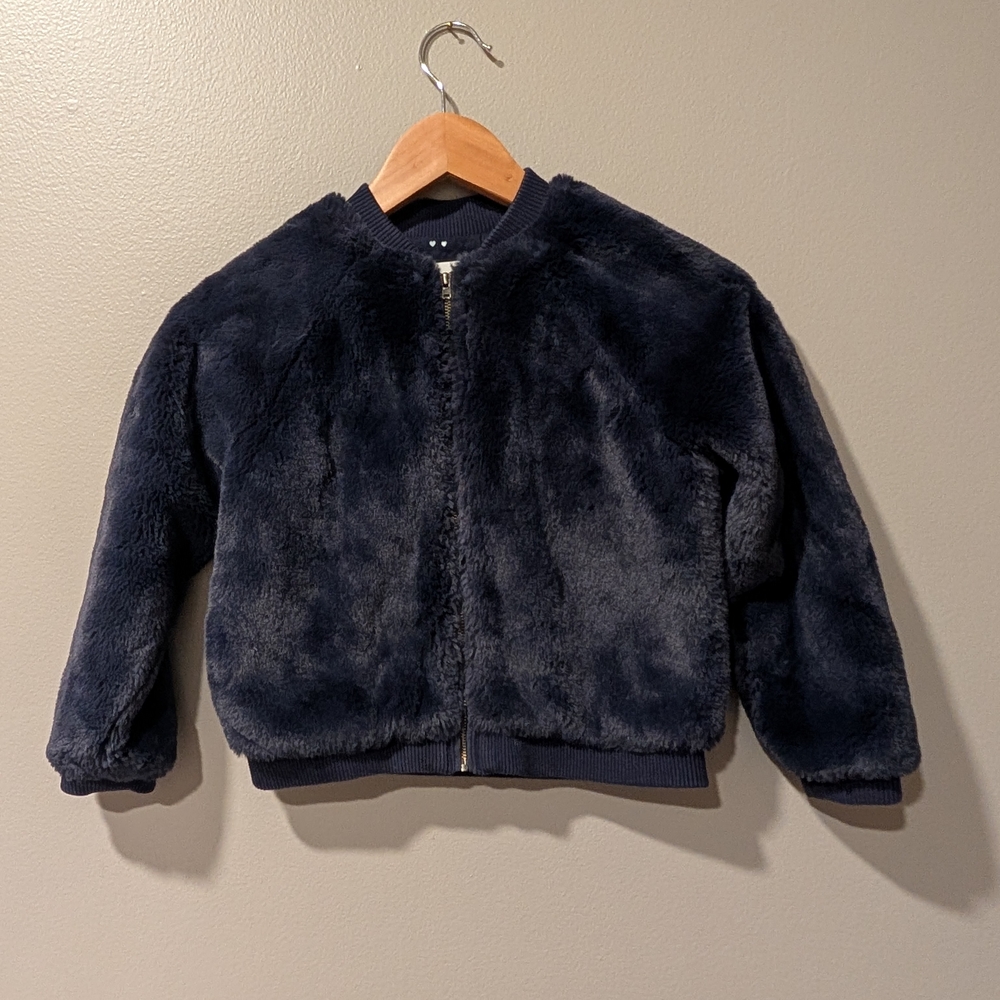 Gymboree Navy Faux Jacket